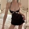 Sex underwear pajamas women's hot temptation lace backless suspender skirt tulle transparent loungewear wholesale
