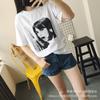 2017BF Style Portrait Print Short Sleeve T-Shirt