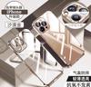 Applicable to iphone17 mobile phone case electroplating TPU transparent 16pro soft case Apple 15 all-inclusive lens film protective case