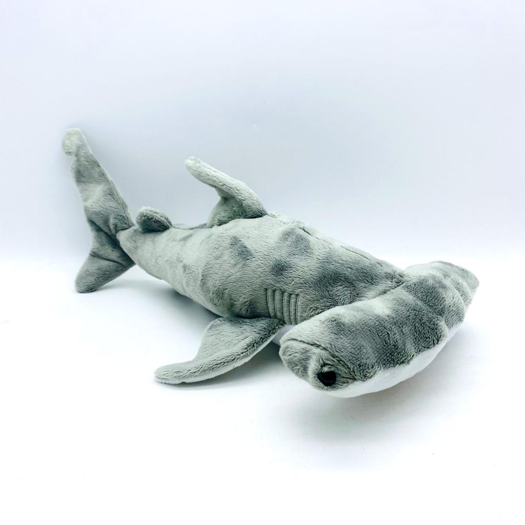 40 Cm Hammerhead Shark Stuffed Plush Toys Simulated Grey Shark Dolls For Children Gift