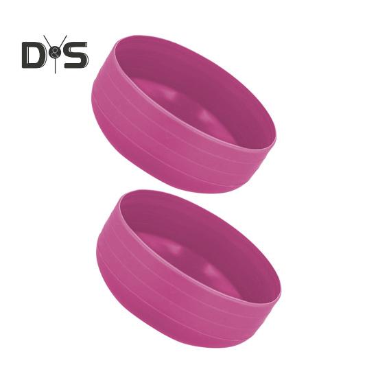 

2 шт. силиконовый чехол для бутылки с водой на 24 унции, защитный держатель для дна, чехол, не содержащий бисфенол-А, нескользящие чехлы, простые в использовании аксессуары для защиты бутылок розы красного