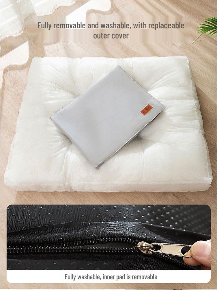 Waterproof, Washable, Non-Stick Pet Bed: Removable Mat for Small & Medium Dogs, Cats - All Seasons, Cross-Border Design