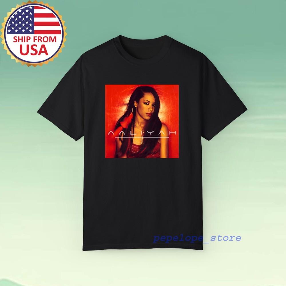 Aaliyah Men#039;s Black Size Unisex T-Shirt XL