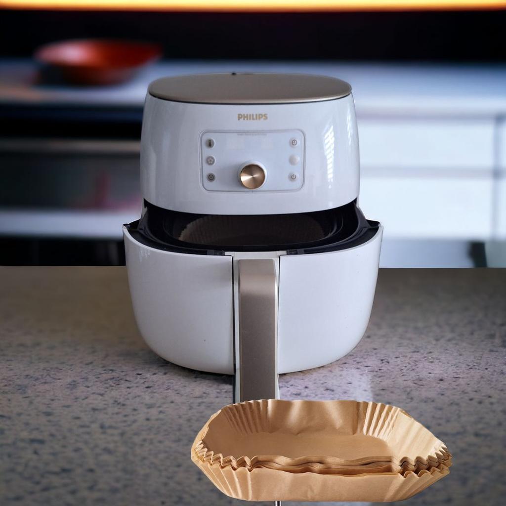 BAKING LINERS FOR FAT-FREE FRYER 50x PAPER + SILICONE