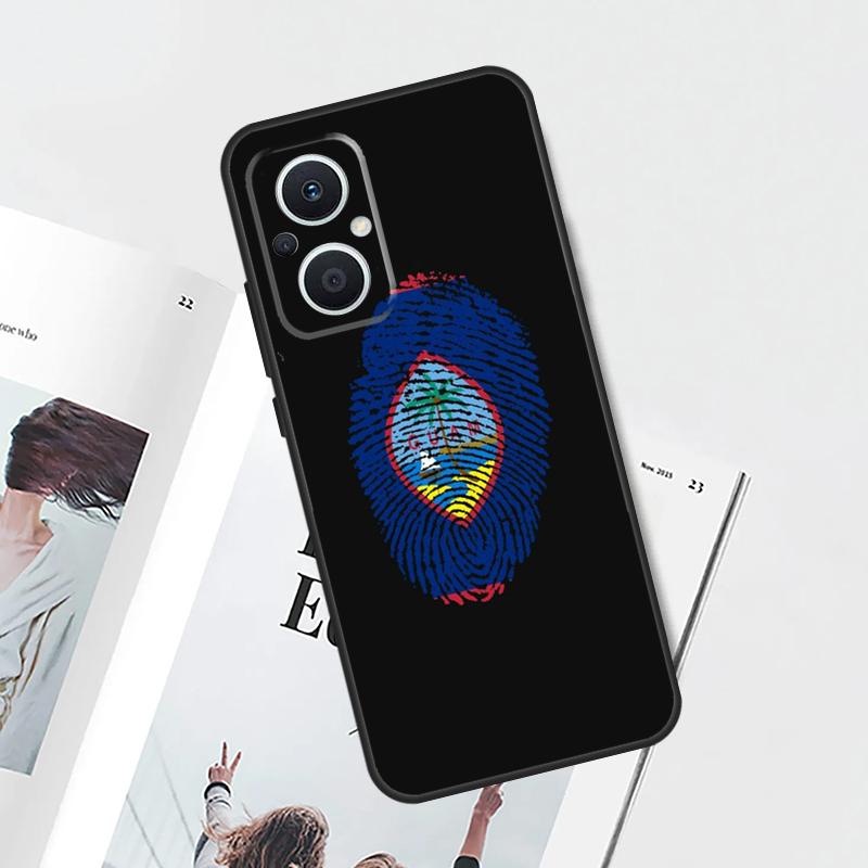 Guam Flag Case For OPPO Reno 15 F 14 13 12 11 10 Pro 14F 13F 12F 11F 8T OPPO Find X9 X8 X5 X6 Pro Cover