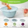Stainless Steel Inner Liner, Rotatable Double-Layer Vegetable Washing And Shredding Tool, Basket