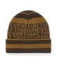 THISISNEVERTHAT Striped Jacquard Beanie Brown