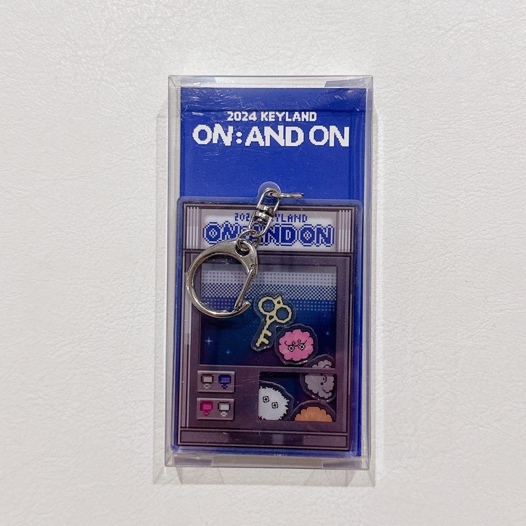 

[USED] SHINee KEY KEYLAND SHAKER KEY RING with trading card