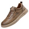 Men Casual Leather Shoes2026 New Luxury Genuine Leather Walking Shoes Outdoor Flat Designer Sneakers Tenis Masculino Shoes