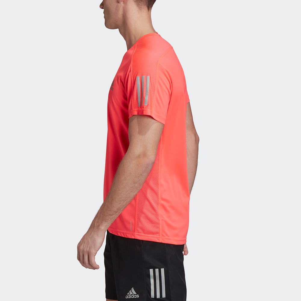 Adidas Own The Run Running T Shirt Men's Dark Pink FT1430