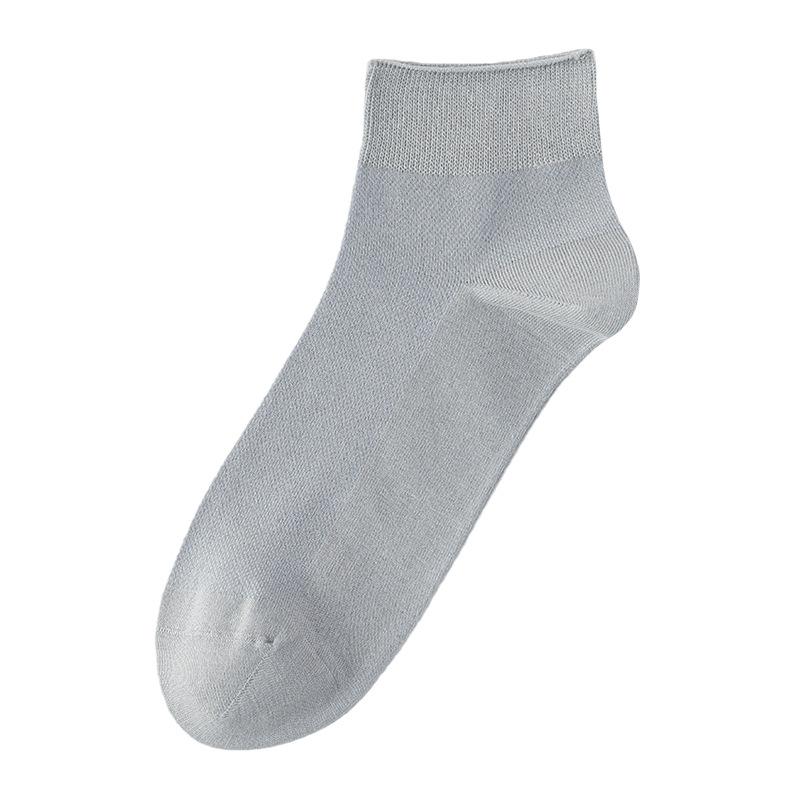 Men's Cotton Pure Cotton Socks - Lightweight Summer Shorts Socks with Mesh Ventilation for Comfortable Casual Wear for Men - Summer