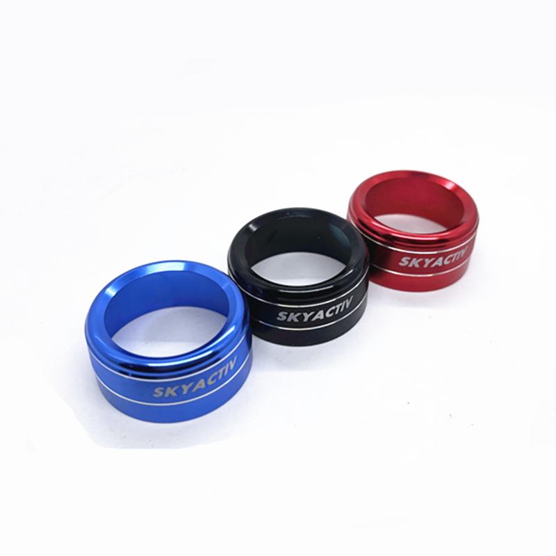 For 2016 2017 2018 2019 2020 2021 2022 2025 2024 Mazda MX-5 Automotive center console multimedia adjustment knob Decorative ring