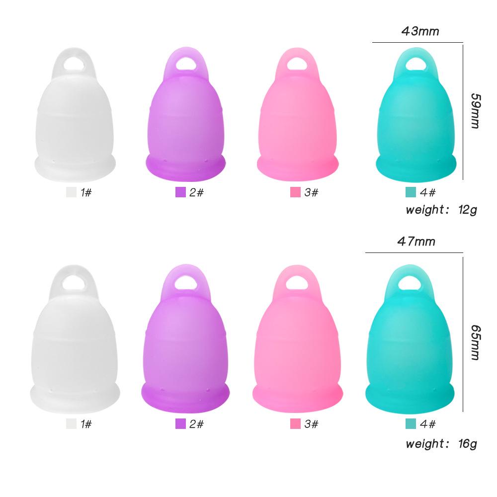 Silicone Menstrual Cup for Outdoor Travel, Swimming, and Reusable Period Use