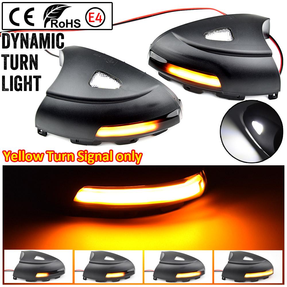 Dynamic Turn Signal+Puddle Lights for VW Tiguan MK1 5N 2007-2016 Light LED Blinker Side Mirror Lamp Arrow Sharan 2012 2015