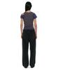 PARTIMENTO WOMEN Pwc (Set) Asymmetrical Double Layered Top_Purple