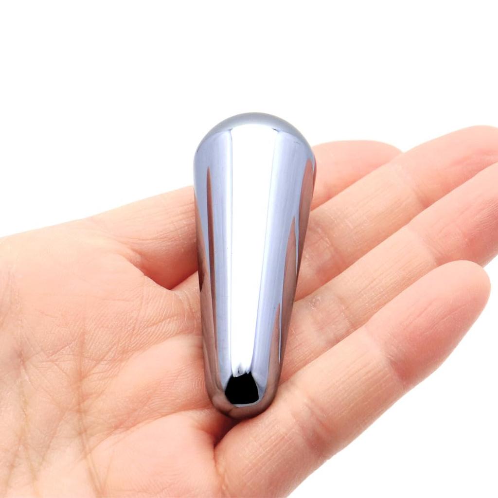 [GOLD STONE] Genuine Terahertz Stone Facial Massage Stick, Small, 1 Piece