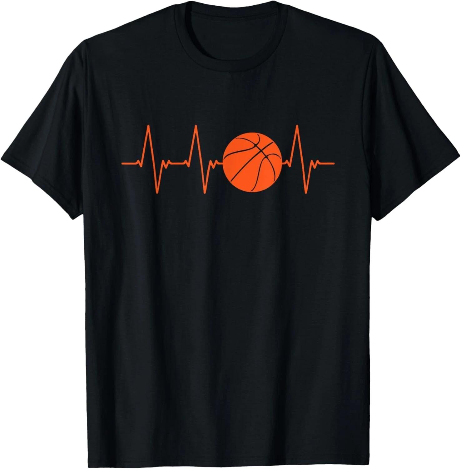 

Basketball Heartbeat BBall Gift T-Shirt Unisex T-Shirt 2XL