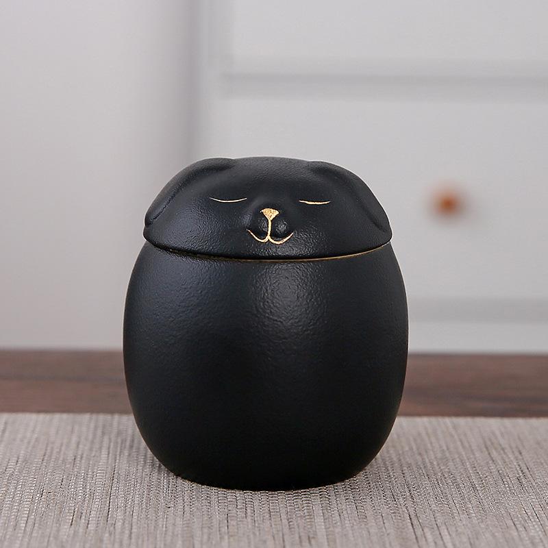

Ceramic Pet Memorial Urn: Moisture-Proof Hair Storage for Dogs & Cats