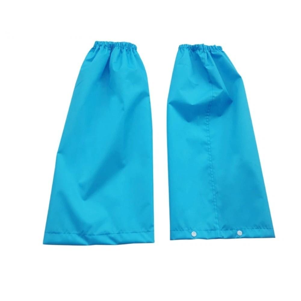 

1 Pair Lightweight Waterproof Leg Gaiters Stain-proof Dust-proof Elastic Band Knee Pads Windproof Packable Rain Pants синий