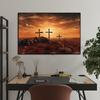 Calvary Hristiyan Haç Resim Din Duvar Sanatı Tuval Poster Paskalya İsa Mesih Resim Baskıları Oturma Odası Ev Dekorasyonu İçin