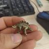 Dinosaur Desk Ornament Vintage Home Decor Figurine Bronze