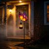 Yard Art for Outside Solar Butterfly Garden Stake Lights, Metal Decorative Stakes, IP65 Waterproof Outdoor Patio Accents LED Landscape Lights