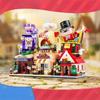 Keeppley Street View Building Blocks Fantasy Fairy Tale Town Children's Creative Assembling Toys Desktop Ornaments Model Gifts