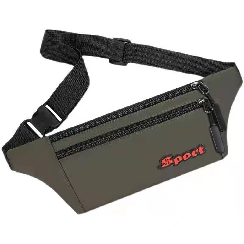 Unisex Waterproof Waist Bag: Multifunctional, Large Capacity, Durable for Casual, Work, Sports, or Travel; Mobile Phone and Wallet Holder.