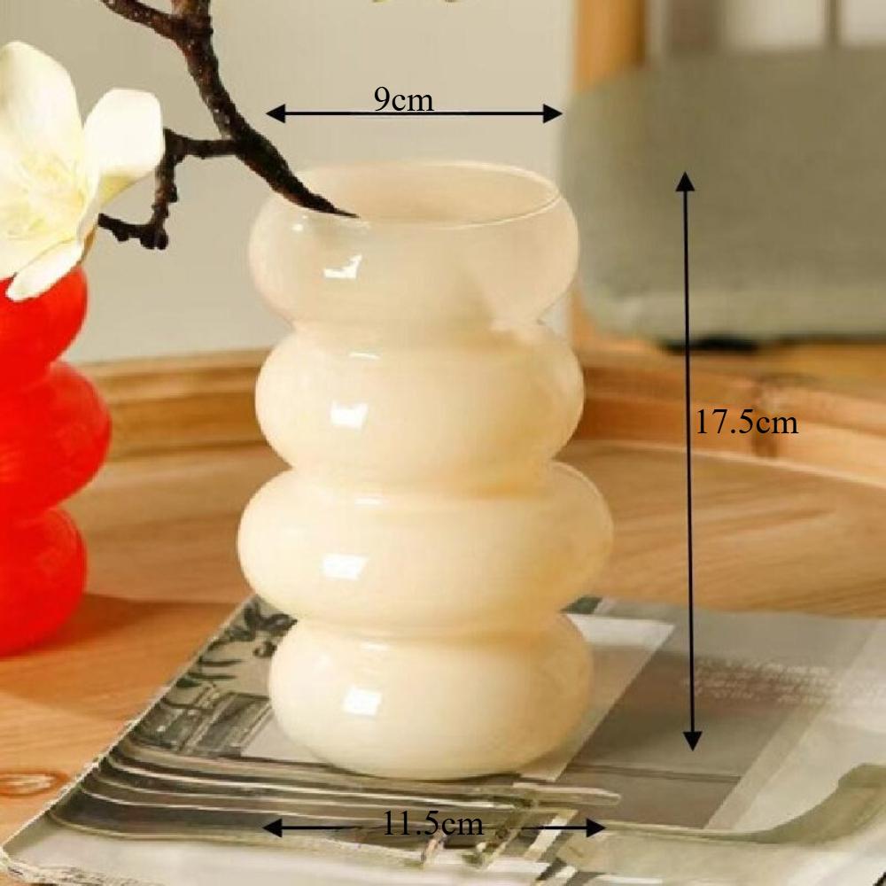 Minimalist Glass Vase Light Luxury Floral Arrangement Creative Ornament Nordic Home Decor Wedding Decoration Flower Pot Gift