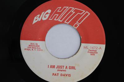 7-Zoll Schallplatte PAT DAVIS - Ich bin nur ein Mädchen ML1672 Großer Hit! 1975 US Reggae, Ska & Dub Gebraucht