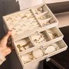 3-layer Transparent Velvet Jewelry Organization Box and Bracelets - Perfect for  Dormitory and Holiday Gifts