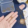 300Pcs 304 Stainless Steel Spacer Beads, Rondelle, Golden, 2.5x1.5mm, Hole: 0.8mm