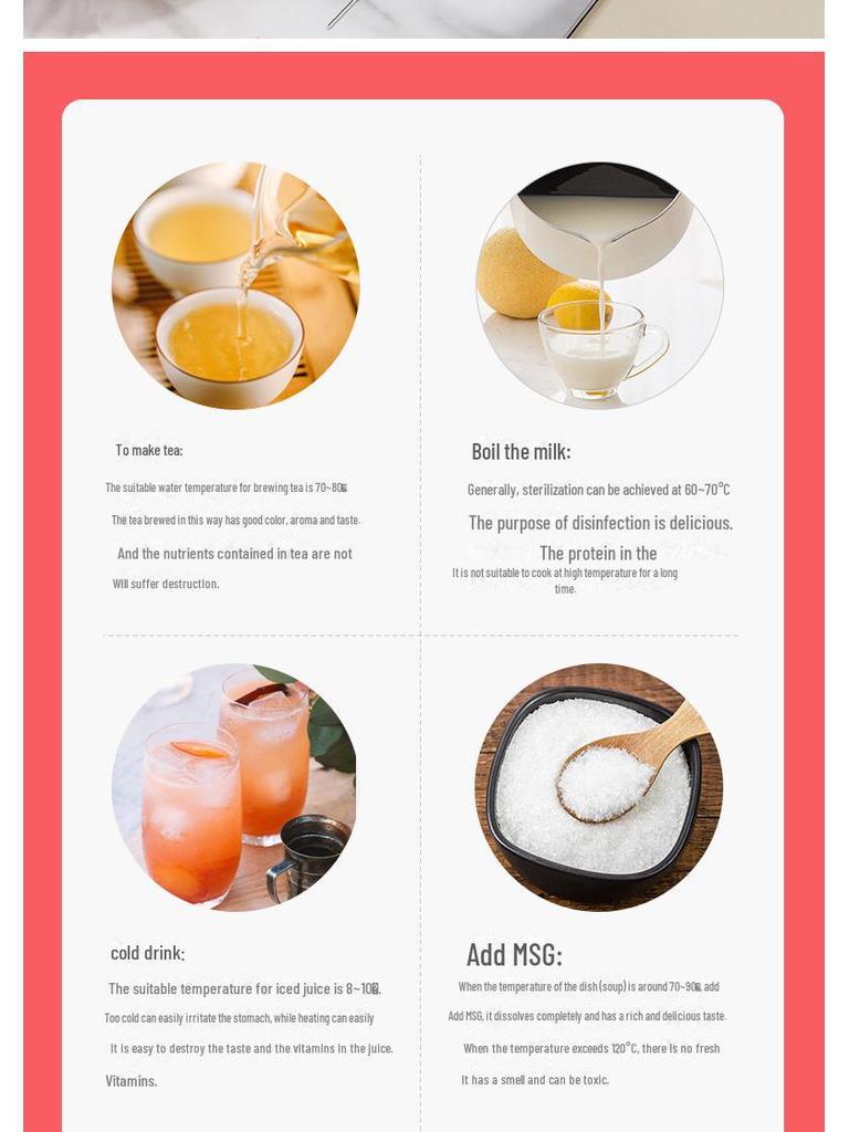 Precision Culinary Thermometer for Measuring Water, Milk, Oil, and Baking Temperatures