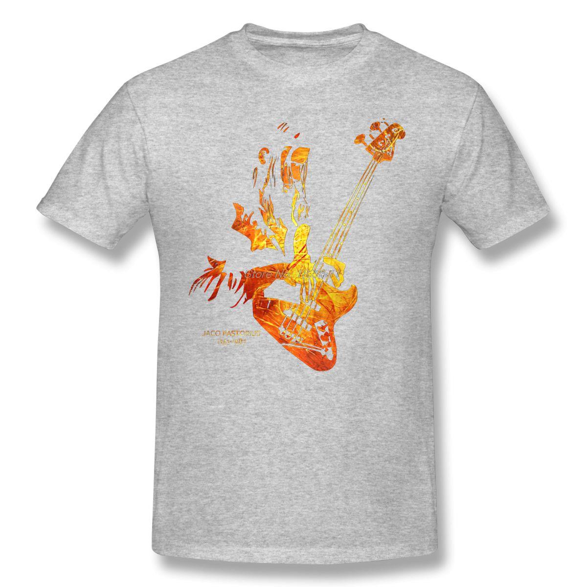 

Men Jaco Pastorius In Memoriam Guitar T Shirt Music Bass Cotton Tops Vintage Short Sleeve TShirt TShirt Harajuku Streetwear S