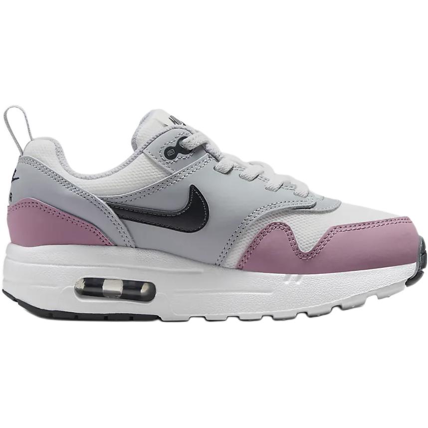Nike Air Max 1 EasyOn PS Summit White Pink Παιδικά Αθλητικά Παπούτσια Wolf-Grey Dark-Smoke-Grey DZ3308-115