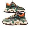 High Top Trainers Men Fashion Platform Shoes Breathable Chunky Trend Green Men's Thick Bottom Casual Sneakers Designer