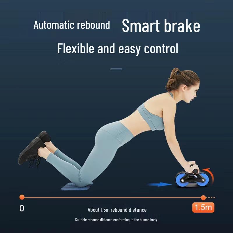 Automatic Rebound Ab Roller for Men's Home Abdominal Workout