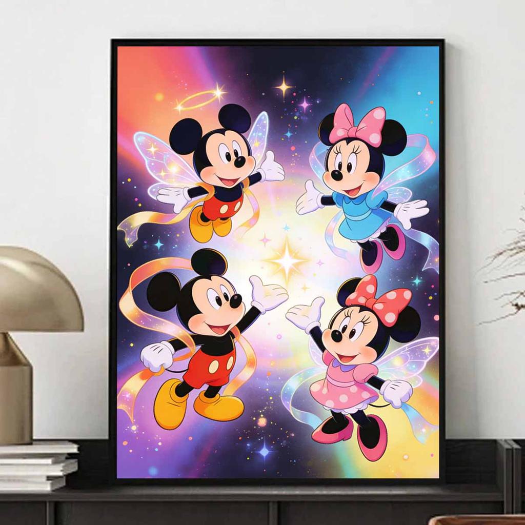 Disney Diamond Painting Fairy Mickey Minnie Handmade Diy Home Decoration Gifts