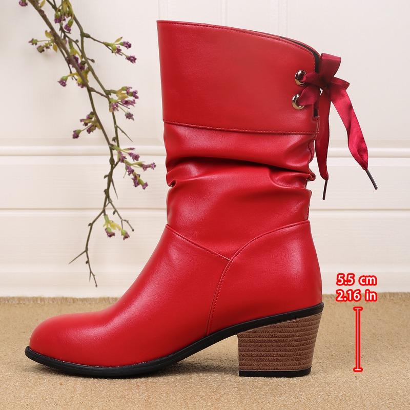 Fashion 2024 Winter High Quality Knee High Women's Boots Fashion Square Heel Shoes for Women Round Toe High Tube Flat Heels Riding Boots