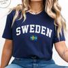 Sweden Shirt, Swedish Flag T-shirt, Unisex