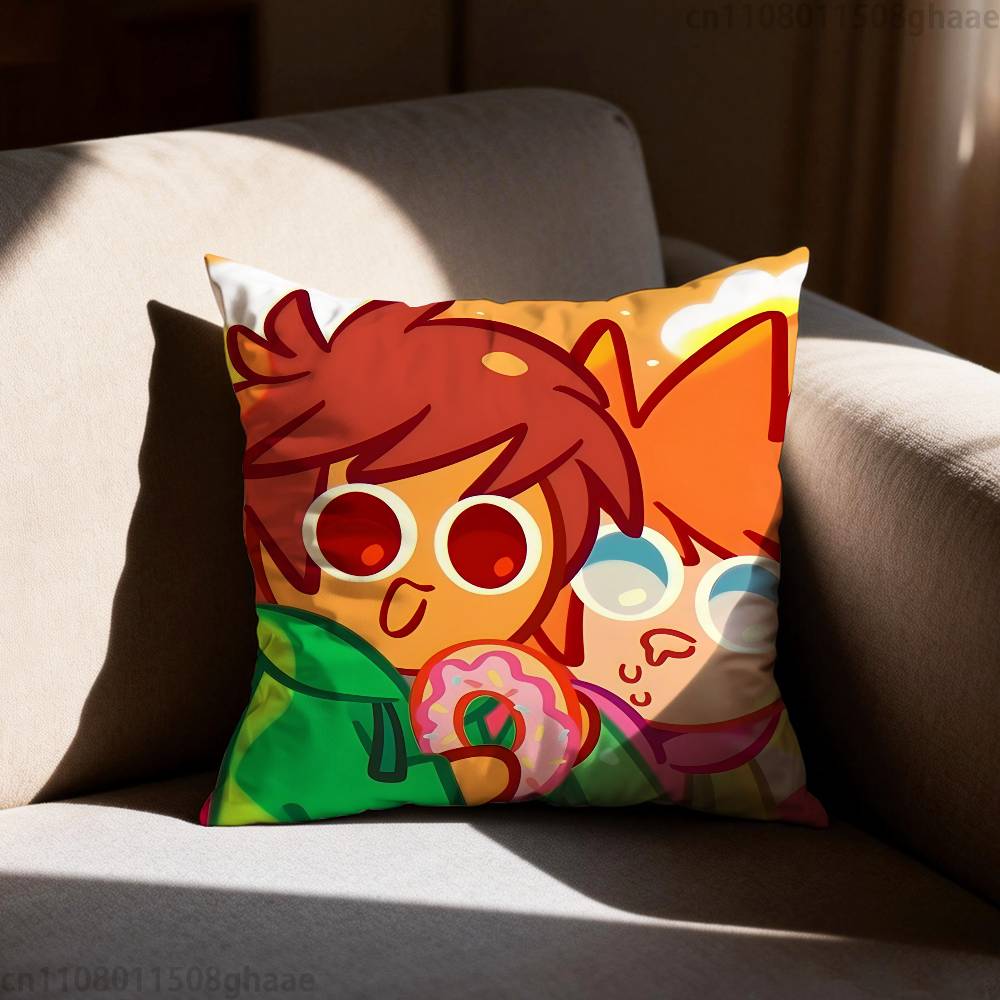 Anime Eddsworld matte Kissenhülle lässiger Stil Dekoration geeignet für Heimdekoration ohne Kissenkern