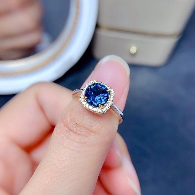 Lindon Klassischer Zirkonring aus Kupferlegierung, Damenschmuck, Hochzeitsversprechen, Partygeschenk