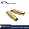 Gold-Plated RCA Female-to-Female Metal Straight-Through Audio/Video Connector