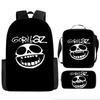 UK Virtual Band Gorillaz Kids' Cartoon Backpack - Dual Use Shoulder/Crossbody Bag