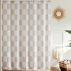 72x72inch Checkerboard Retro Pattern Waterproof Shower Curtain Bathroom For