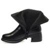 Round Head French Short Boots Women's Autumn and Winter, New Versatile Velvet Thin Boots Thick Heel Ankle Bare Boots