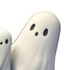 Cute Ghost Figurine Spooky Resin Statue All Hallows Day Porch Indoor Home Decoration