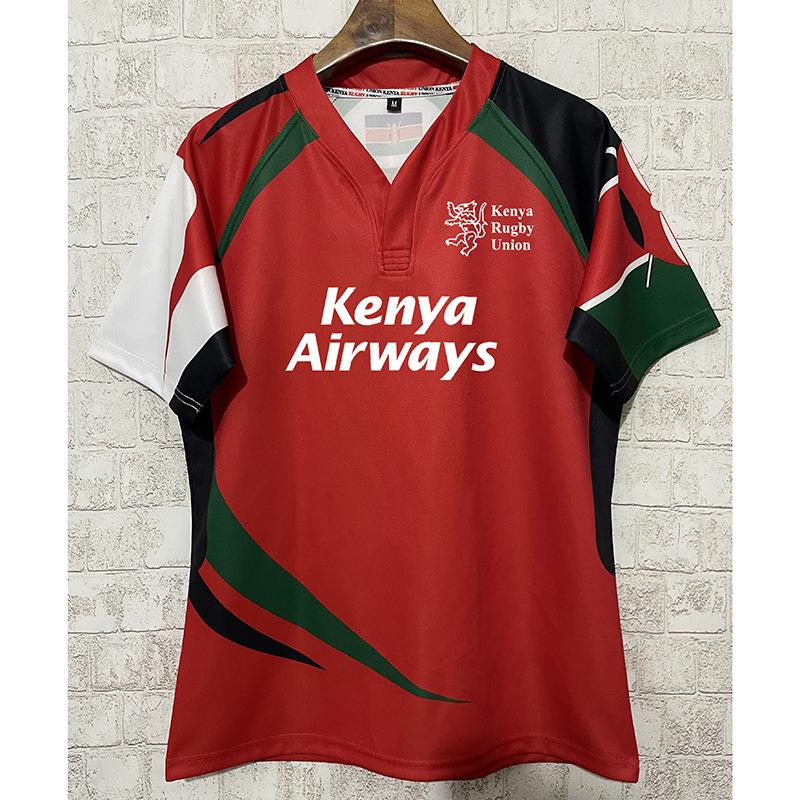 2025 New Kenya Rugby Union Jerseys Short Sleeve T-Shirt Sportswear Kenya Rugby Jerseys