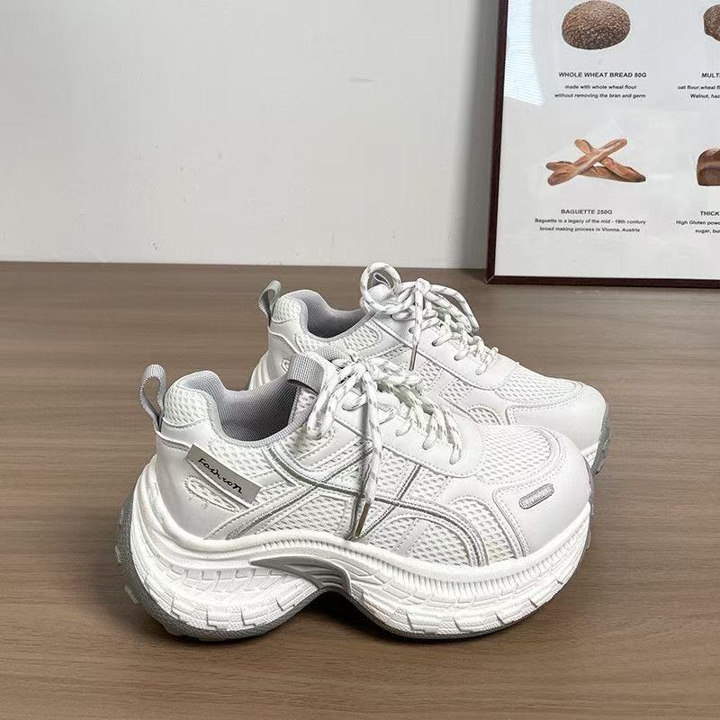 

New Style Women s Shoes - Versatile Sports Shoes, Thick-soled Shoes, Dad Shoes 35 белый