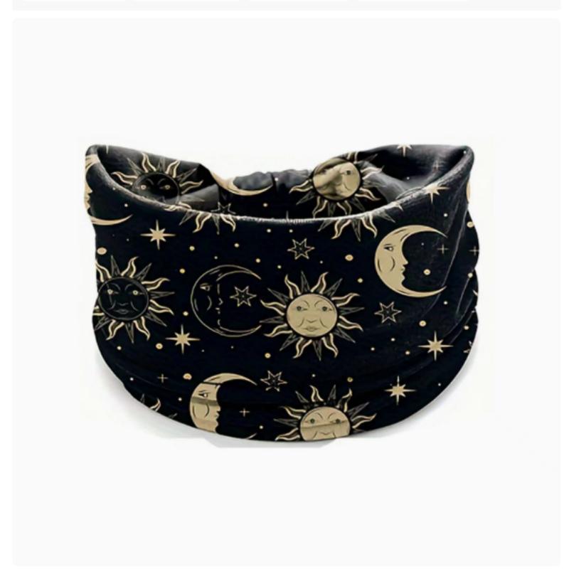 Women's  Boho Cotton Printed Headband Sports Band Striped Headband A Wide Edge Yoga Headband Soft Hair Band Headdress Bundle Women Girls Hair Band